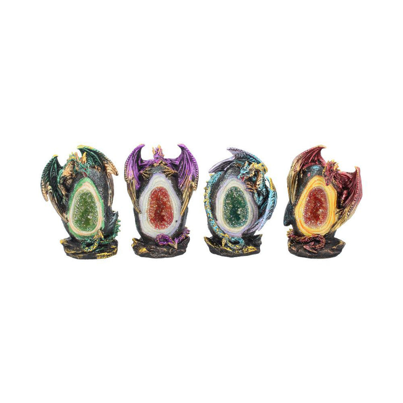 Geode Keepers (Set Of 4) 12Cm