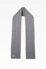 Georgie Cable Rib Scarf - Dunedin Cashmere