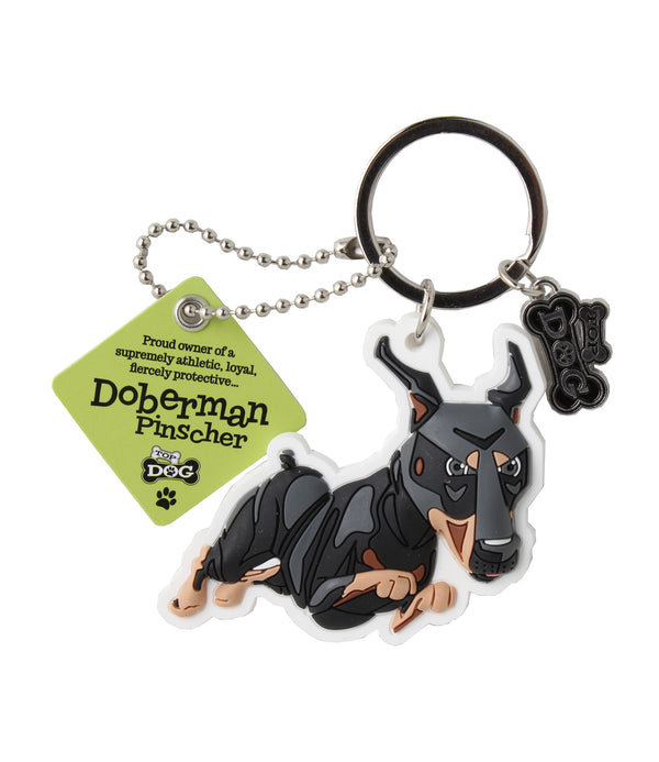 Top Dog/Cat Keyring Doberman Pinscher