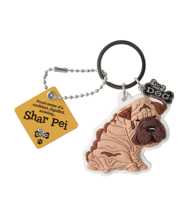 Top Dog/Cat Keyring Shar-Pei