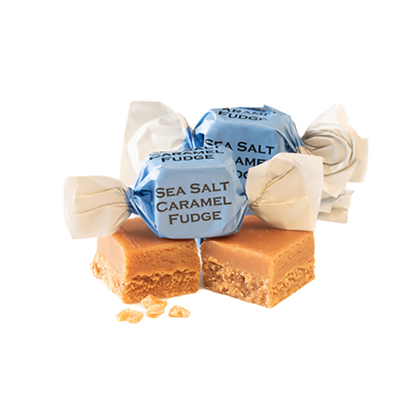 Tartan Tin Sea Salt & Caramel Fudge