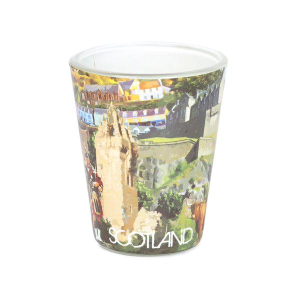 Scotland - Shot Glass Collage