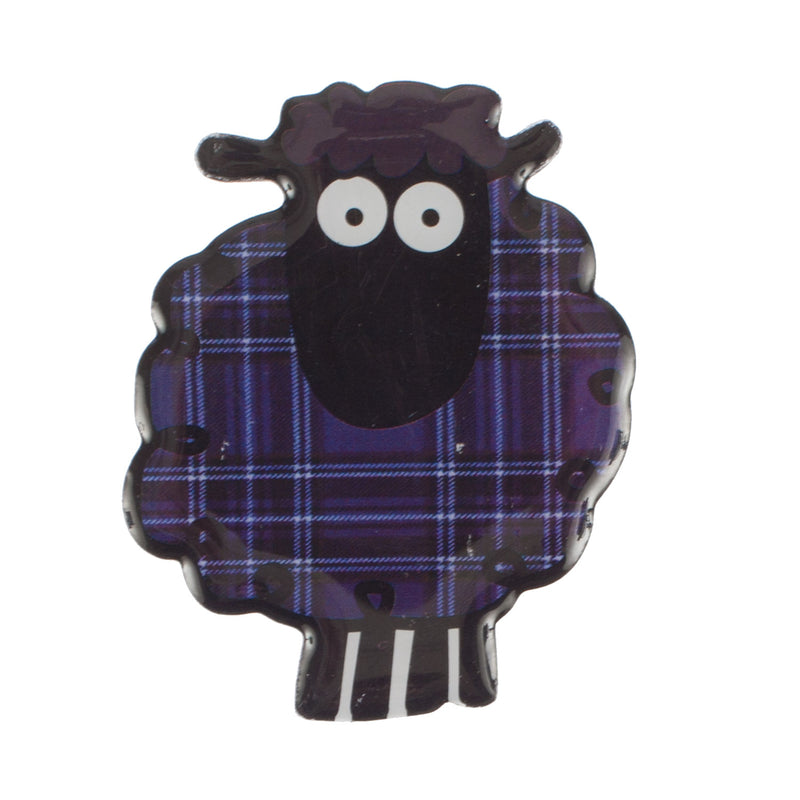 Tartan Sheep Magnet 4 Pk