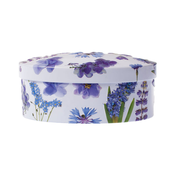 Purple Flowers Tin