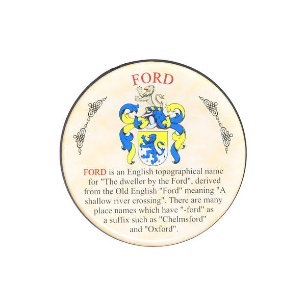 Heraldic Coaster Ford