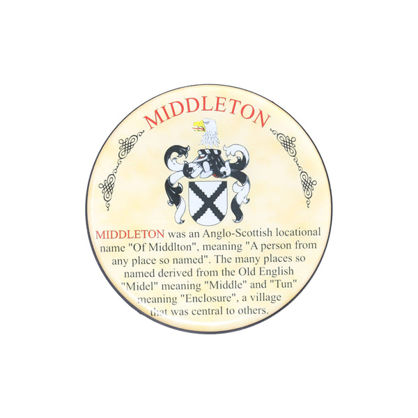 Heraldic Coaster Middleton