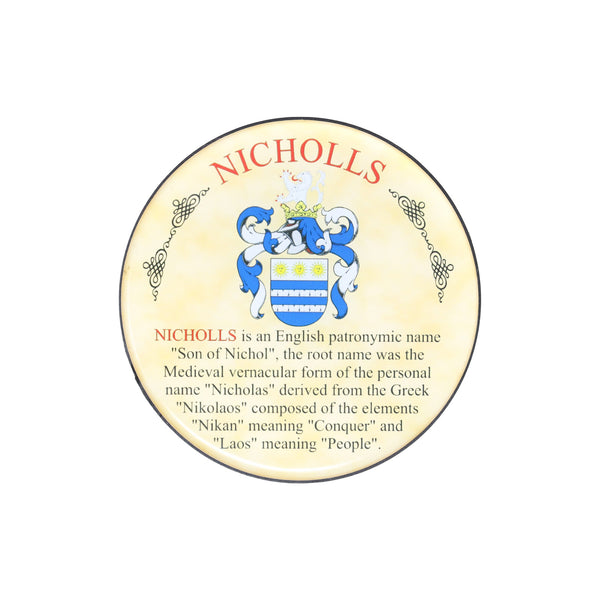 Heraldic Coaster Nicholls