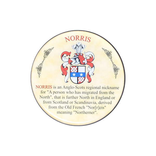 Heraldic Coaster Norris