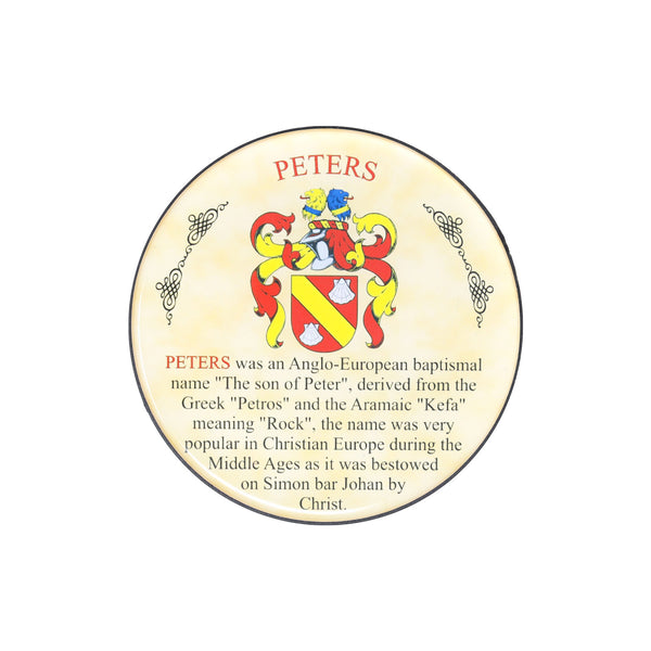 Heraldic Coaster Peters