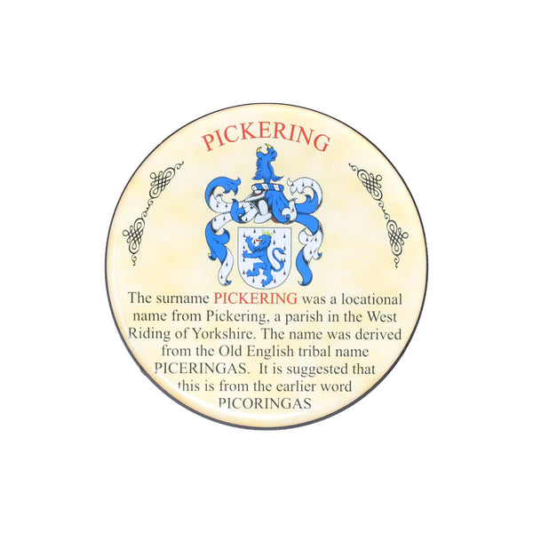 Heraldic Coaster Pickering