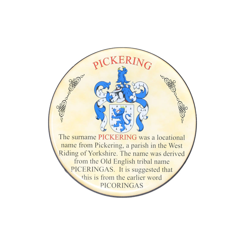 Heraldic Coaster Pickering