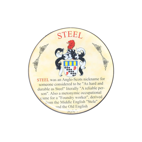 Heraldic Coaster Steel