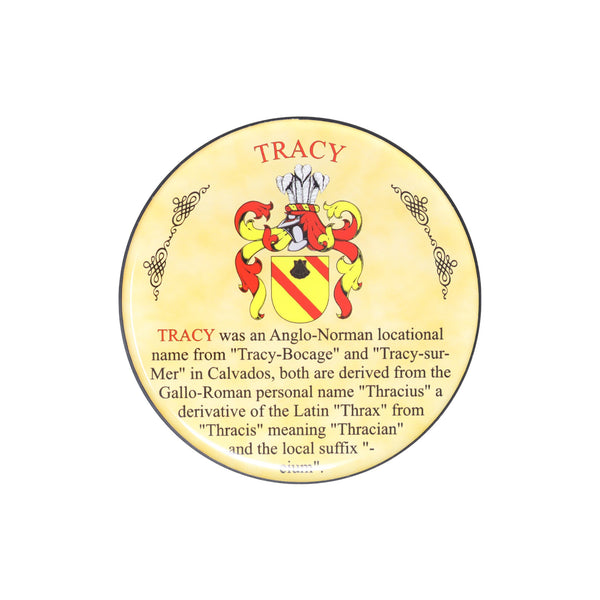 Heraldic Coaster Tracy