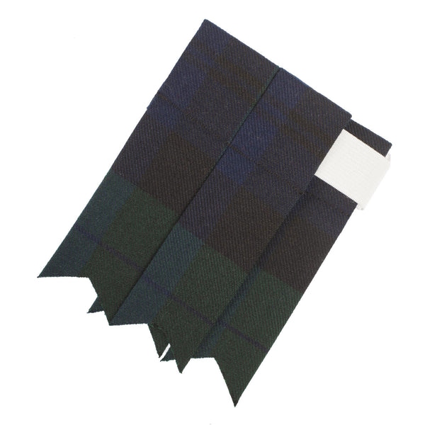 Traditional Polyviscose Tartan Flashes Black Watch