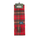 Lambswool Scottish Tartan Clan Scarf Maple Leaf