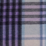 Edinburgh 100% Lambswool Tartan Scarf Chequer Tartan Purple