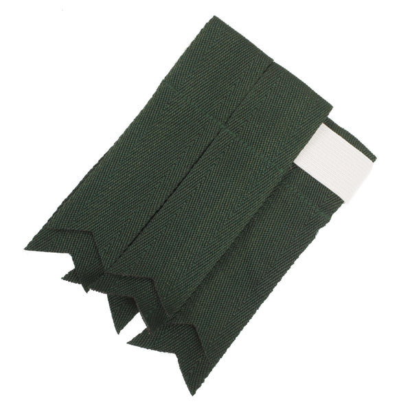 Standard Wool Plain Colour Flashes Green