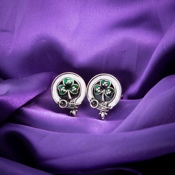 Clan Cufflinks Shamrock