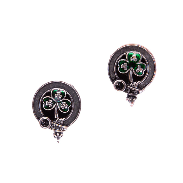 Clan Cufflinks Shamrock