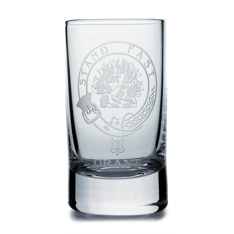 Collins Crystal Clan Shot Glass Grant