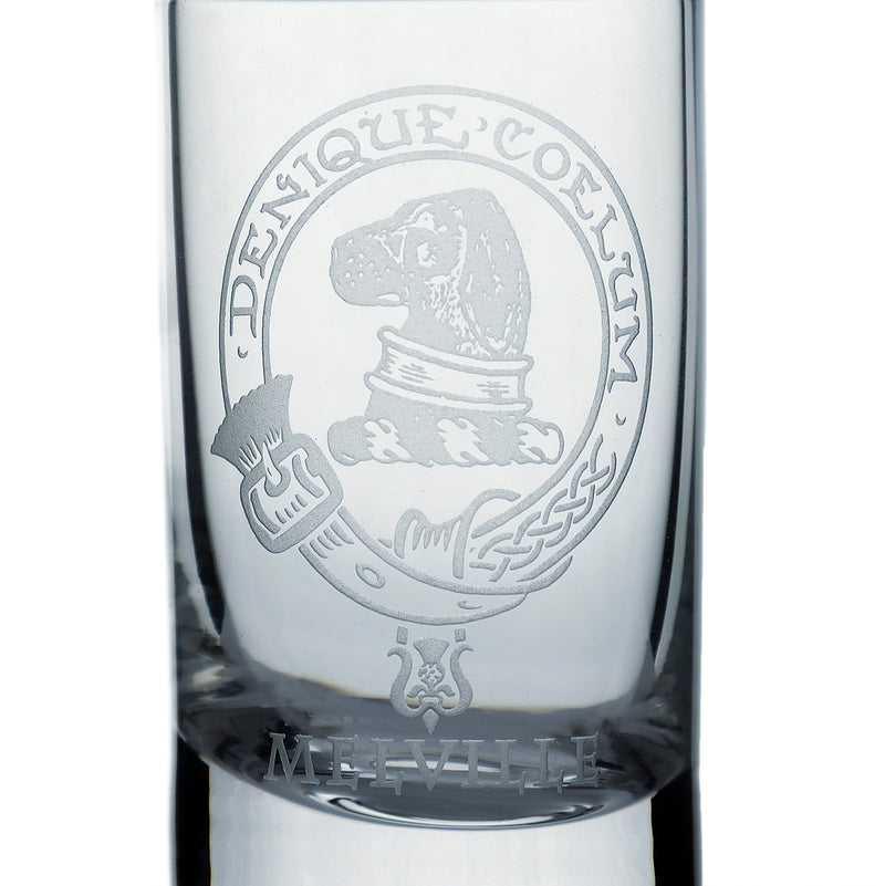 Collins Crystal Clan Shot Glass Melville