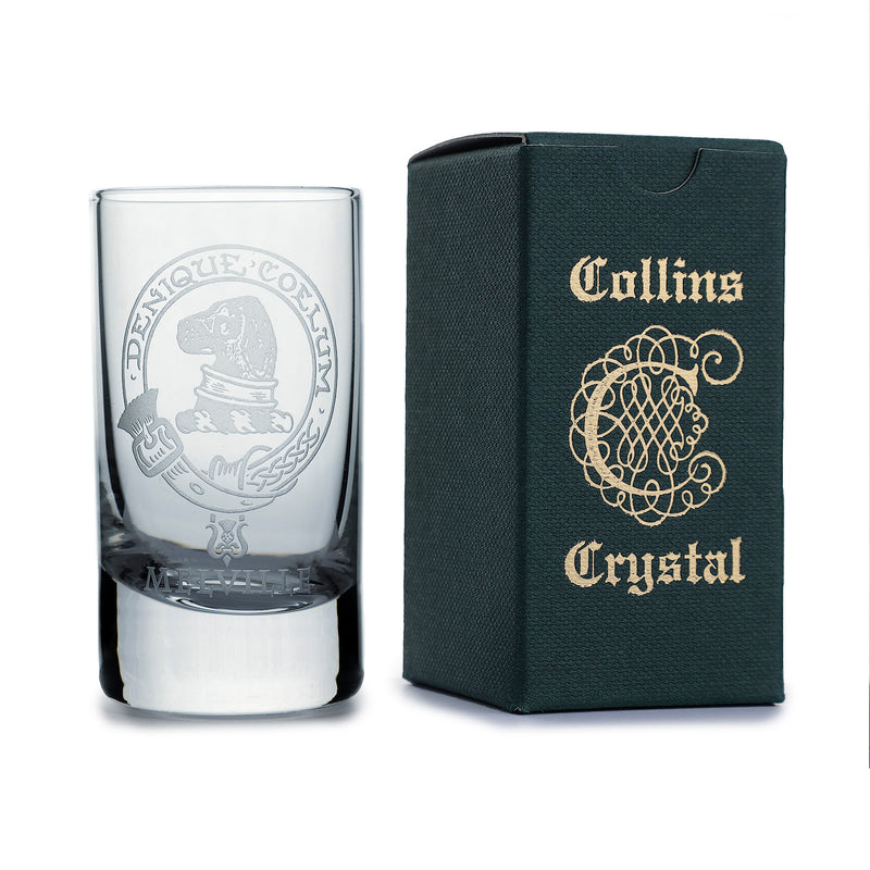 Collins Crystal Clan Shot Glass Melville