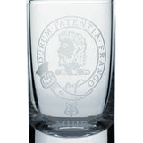 Collins Crystal Clan Shot Glass Muir