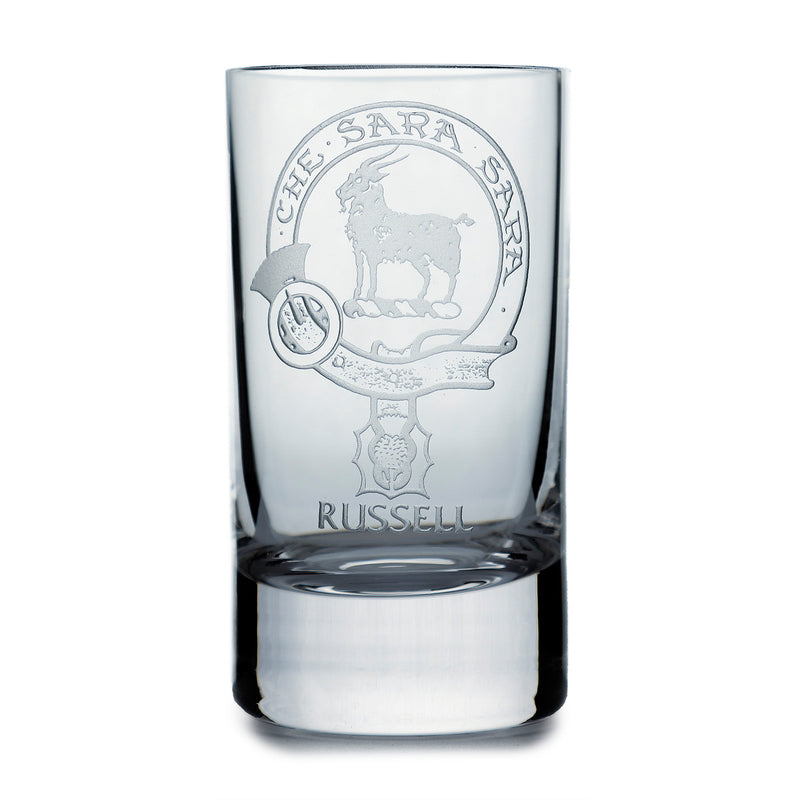 Collins Crystal Clan Shot Glass Russell