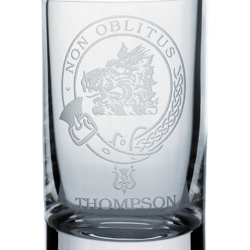 Collins Crystal Clan Shot Glass Thompson