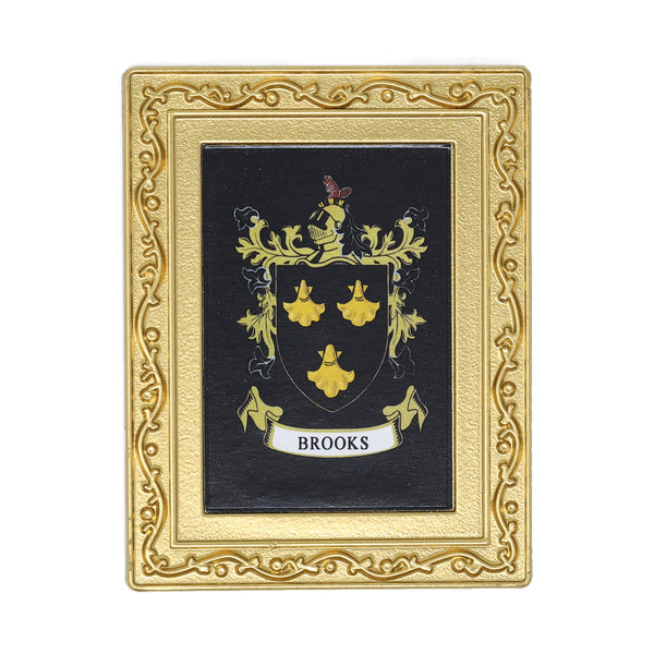 Coat Of Arms Fridge Magnet Brooks