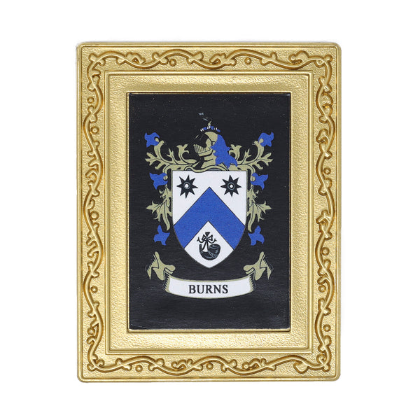 Coat Of Arms Fridge Magnet Burns