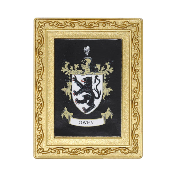 Coat Of Arms Fridge Magnet Owen