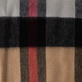 Chequer Tartan 90/10 Cashmere Blanket Exploded Vicuna