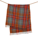 Wool Blend Tartan Knee Blanket Buchanan Antique