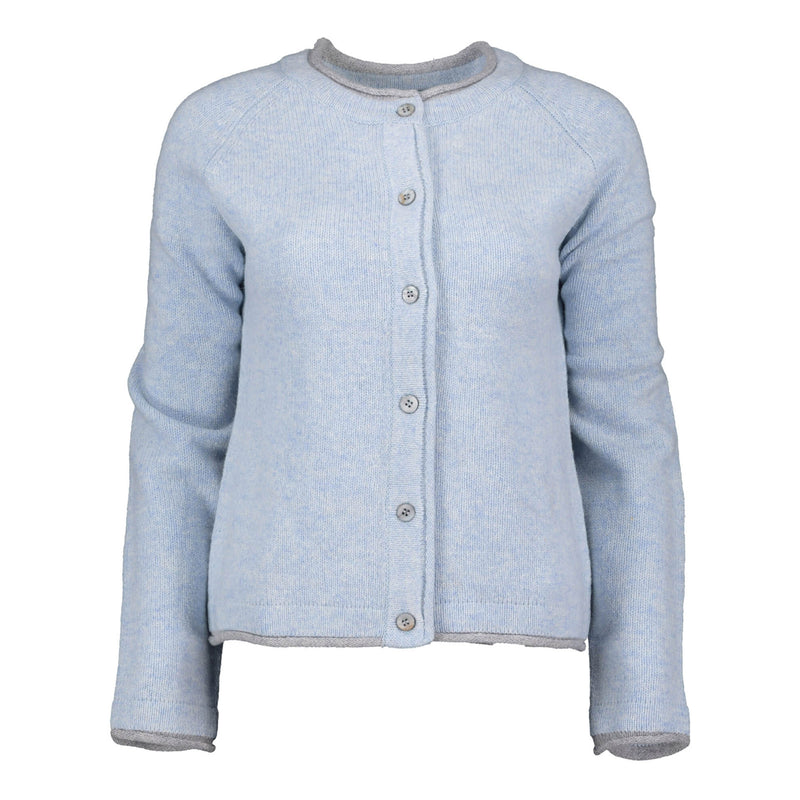 Ladies Killiney Cardigan Pale Blue