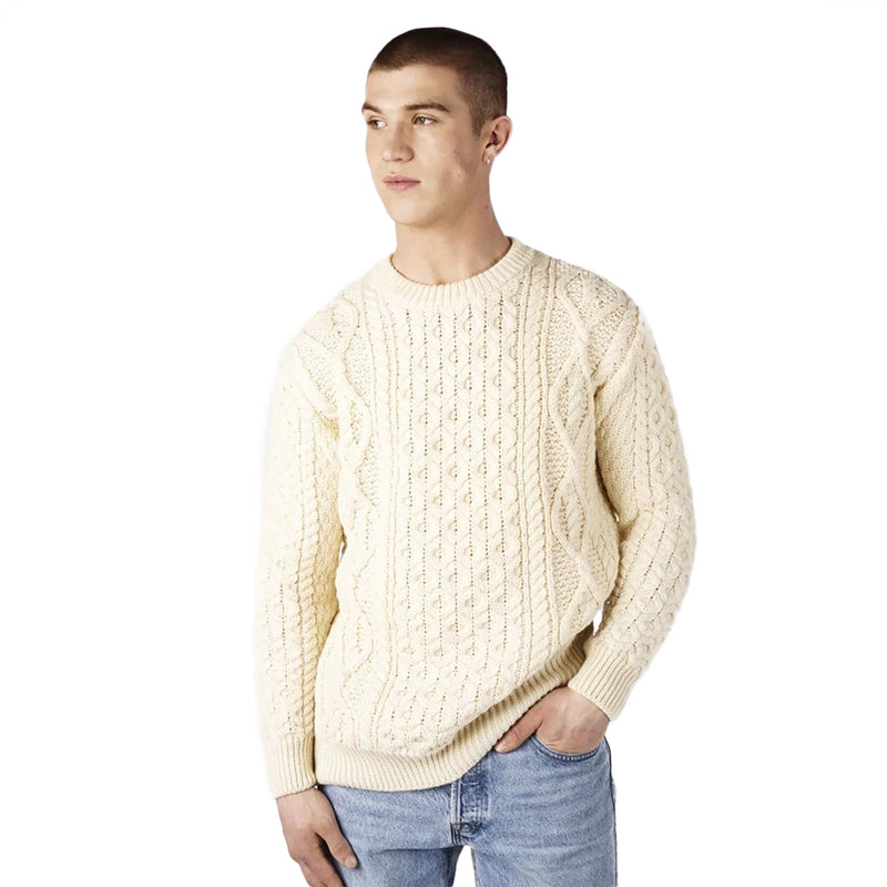 Gents Fearnog Aran Crew Neck Sweater