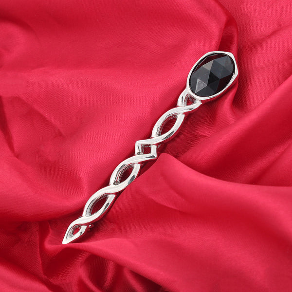 Argyll Interlace Kilt Pin Black