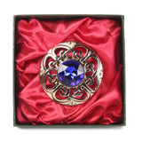 Culloden Plaid Brooch Blue