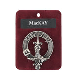 Art Pewter Clan Badge 1.75" Mackay