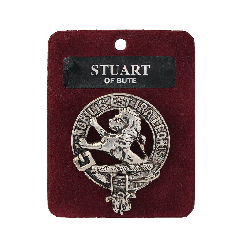 Art Pewter Clan Badge 1.75" Stuart Of Bute