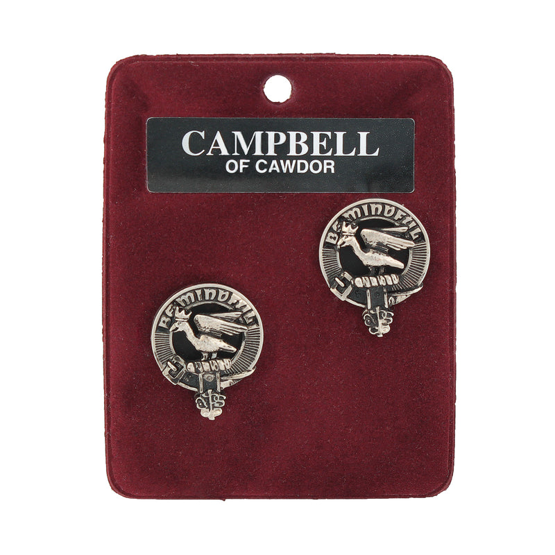 Art Pewter Cufflinks Campbell Of Cawdor