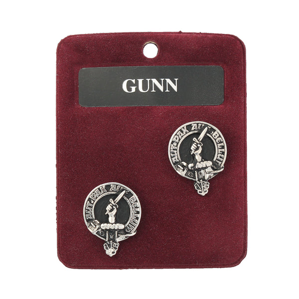 Art Pewter Cufflinks Gunn