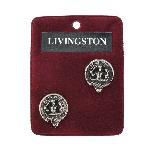 Art Pewter Cufflinks Livingston