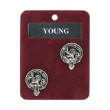 Art Pewter Cufflinks Young