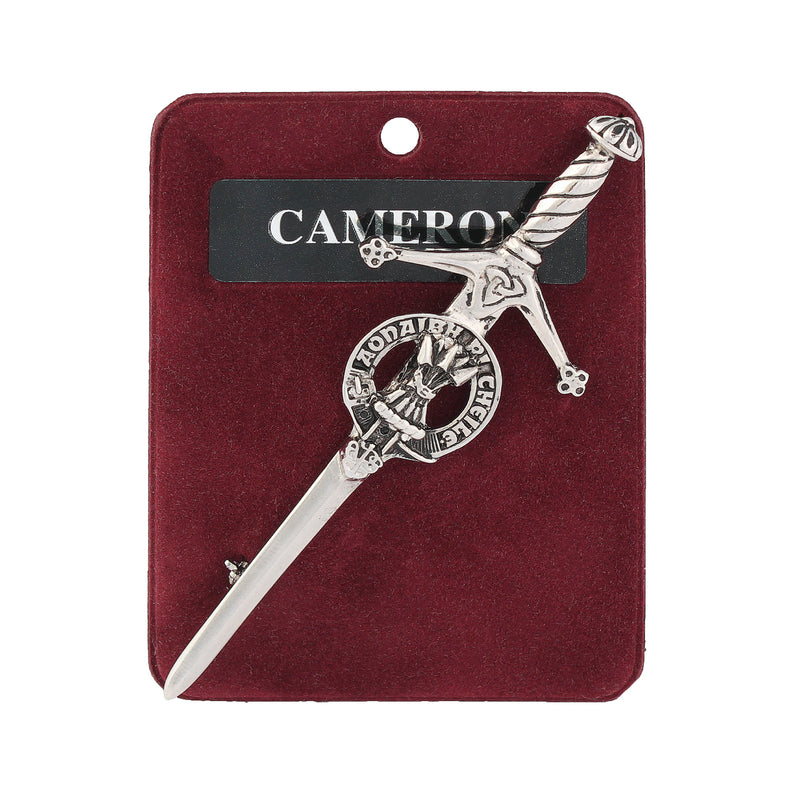 Art Pewter Kilt Pin Cameron