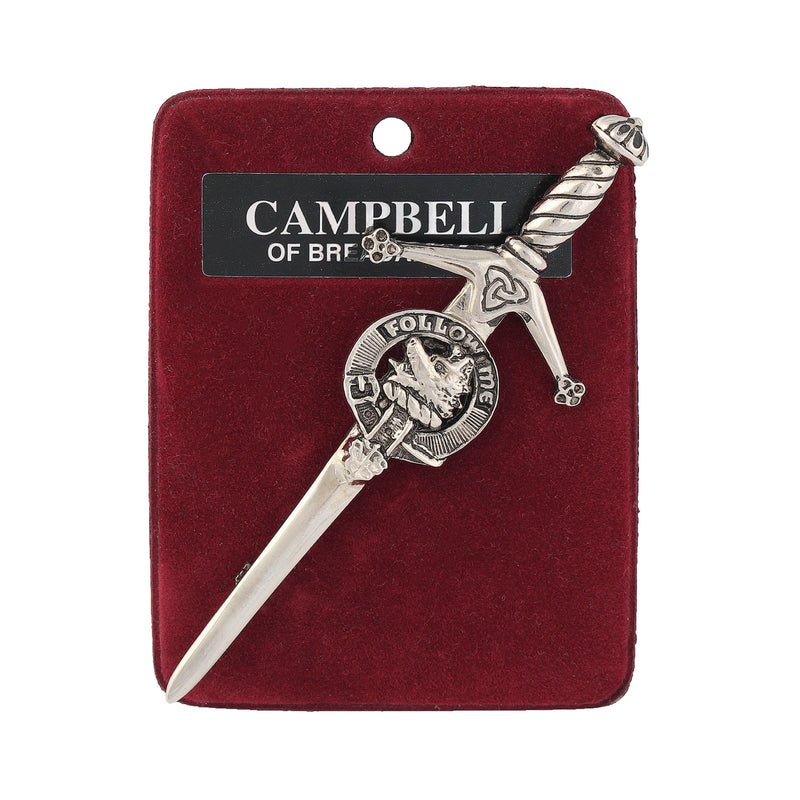 Art Pewter Kilt Pin Campbell Of Breadalbane