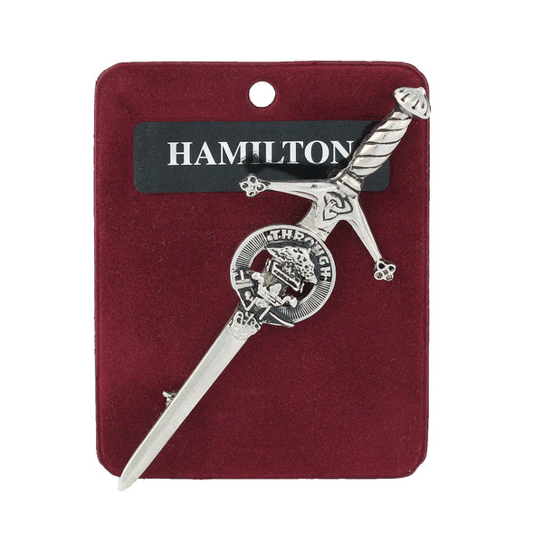 Art Pewter Kilt Pin Hamilton