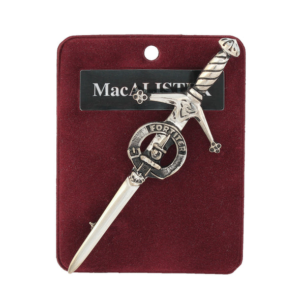 Art Pewter Kilt Pin Macalister