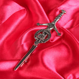 Art Pewter Kilt Pin Macdonald Of Clanranald