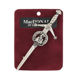 Art Pewter Kilt Pin Macdonald Of Clanranald